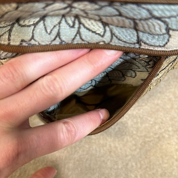 Danny K Tapestry Crossbody Handbag Floral Beach Made in USA Women Boho Purse - Picture 5 of 12